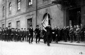 Zidu veteranu gajiens Riga 1931.jpg