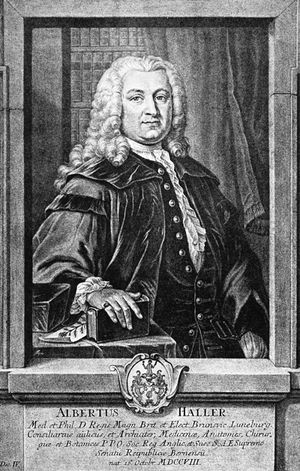 Hallers, Albrehts fon — Vēsture